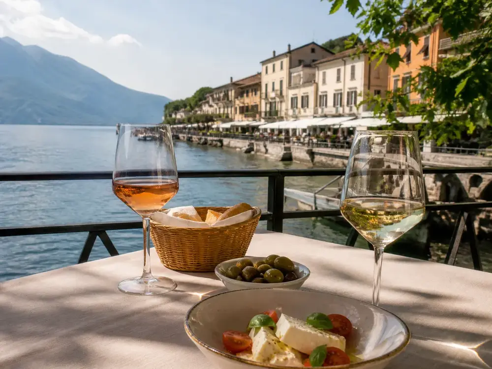 Lake Garda restaurant table and local food guide