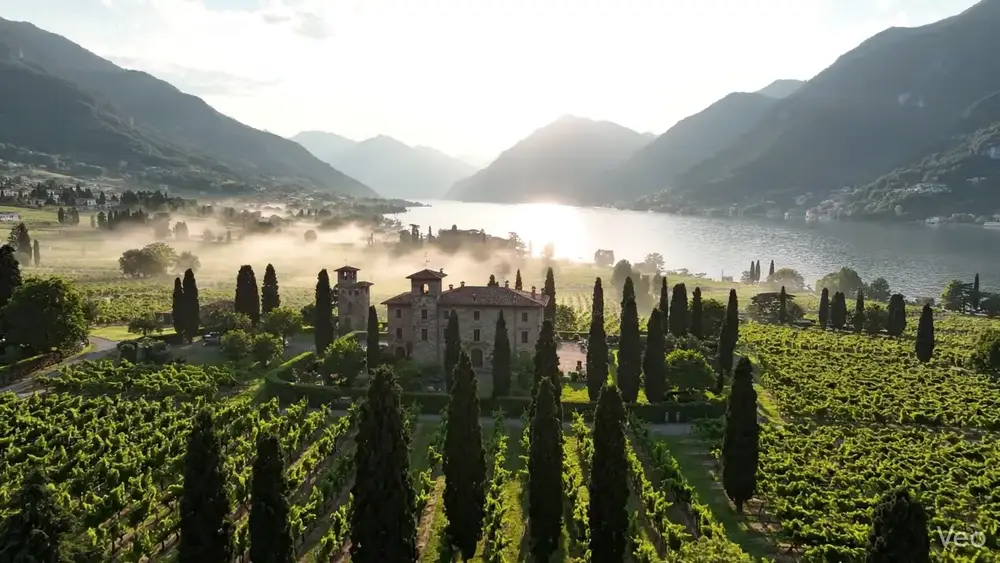 Bardolino wine country near Lake Garda